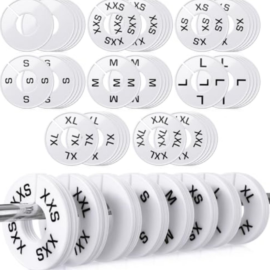 eBoot Clothing Size Dividers Round Closet Size