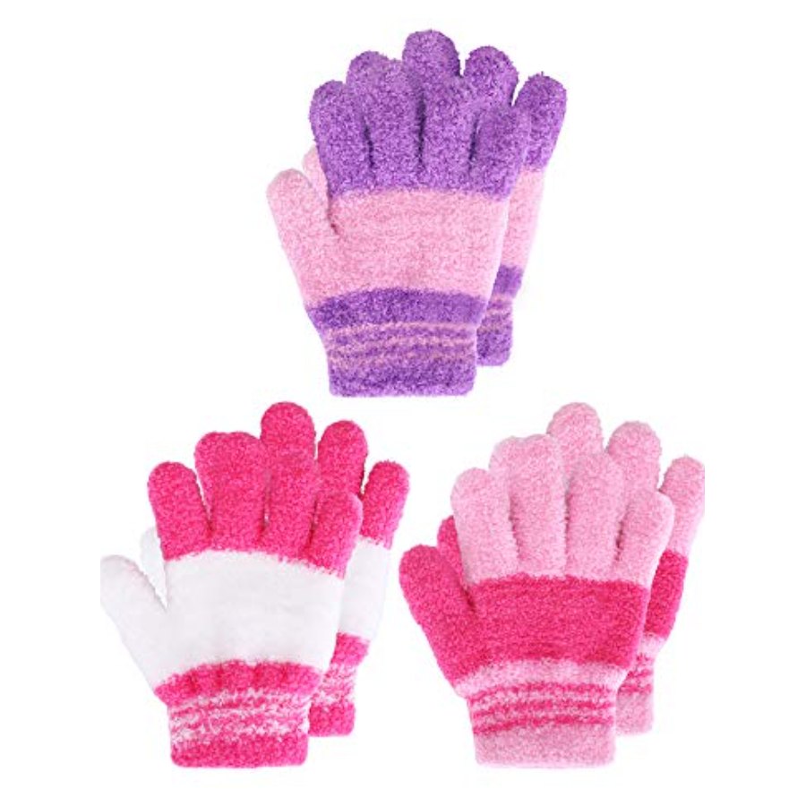 eBoot Kids Gloves Full Fingers Knitted Gloves
